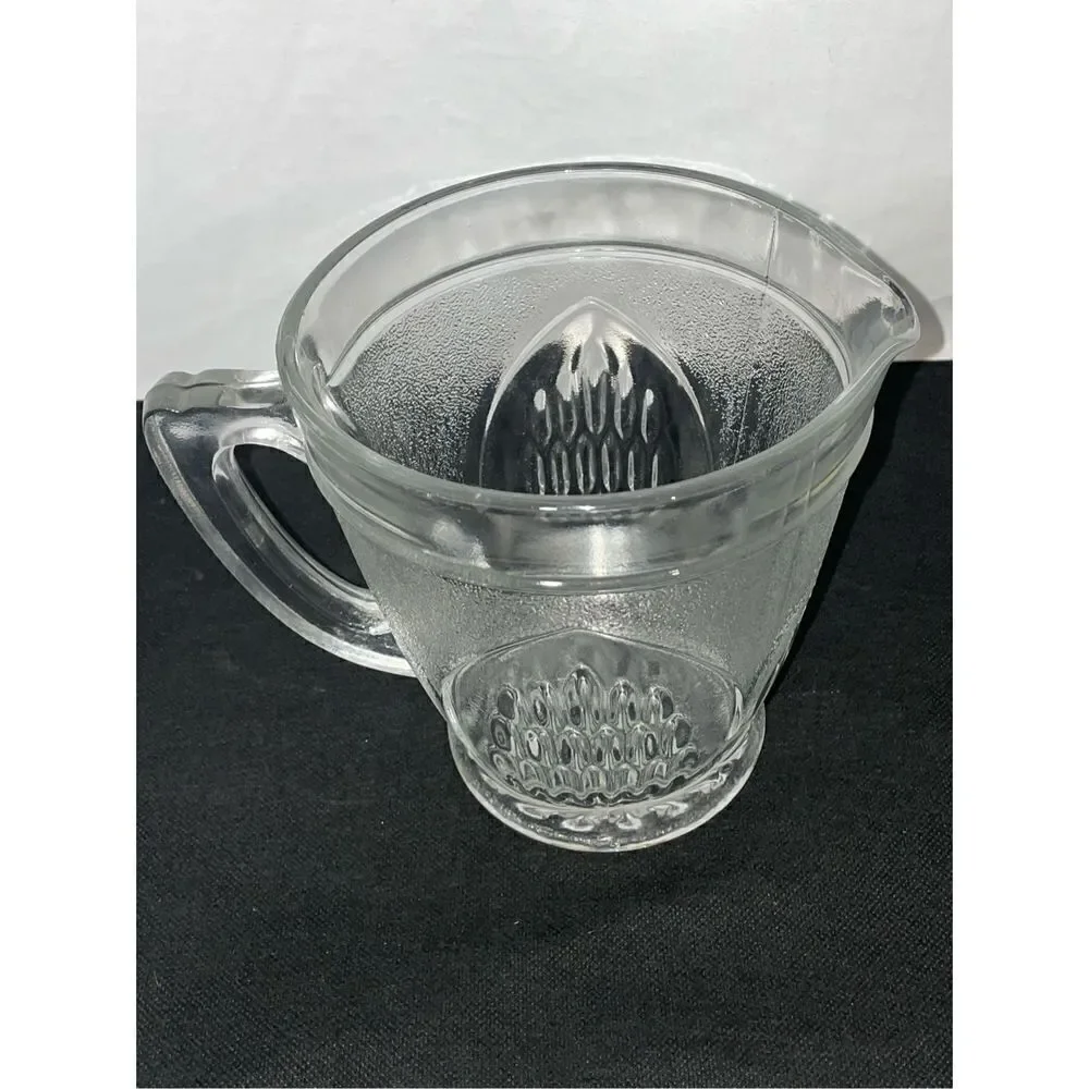 Small glass pitcher